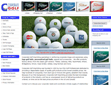 Tablet Screenshot of corpgolfusa.com